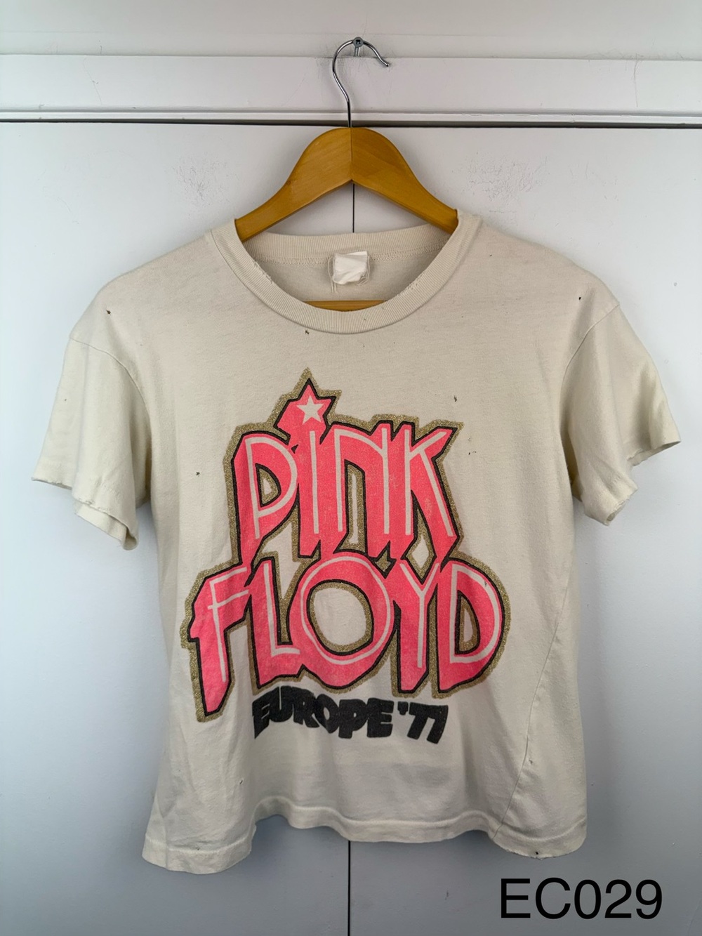 MadeWorn Pink Floyd Europe ’77 Tee Off White S
